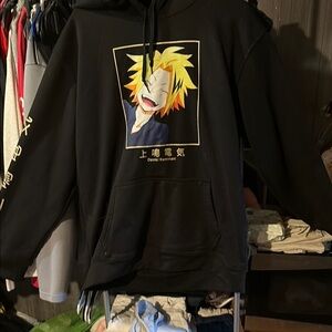 Black Graphic Hoodie
